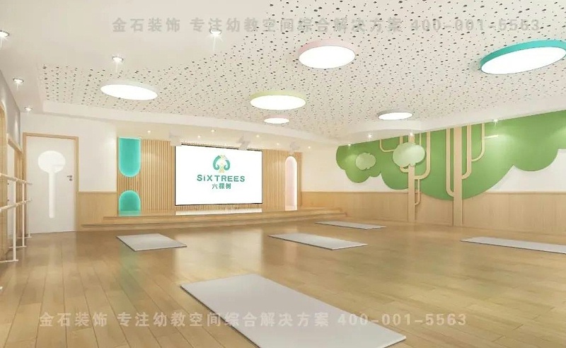 幼兒園多功能廳設(shè)計(jì)裝修