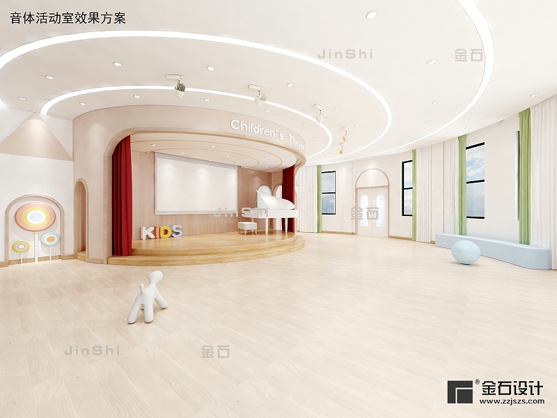 幼兒園多功能廳設(shè)計(jì)裝修