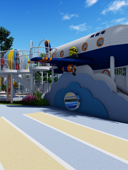 信陽航空機務士官幼兒園戶外設計裝修