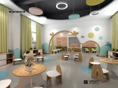 金石設(shè)計 | 幼兒園美工室設(shè)計這樣做，簡直太太太驚艷啦！