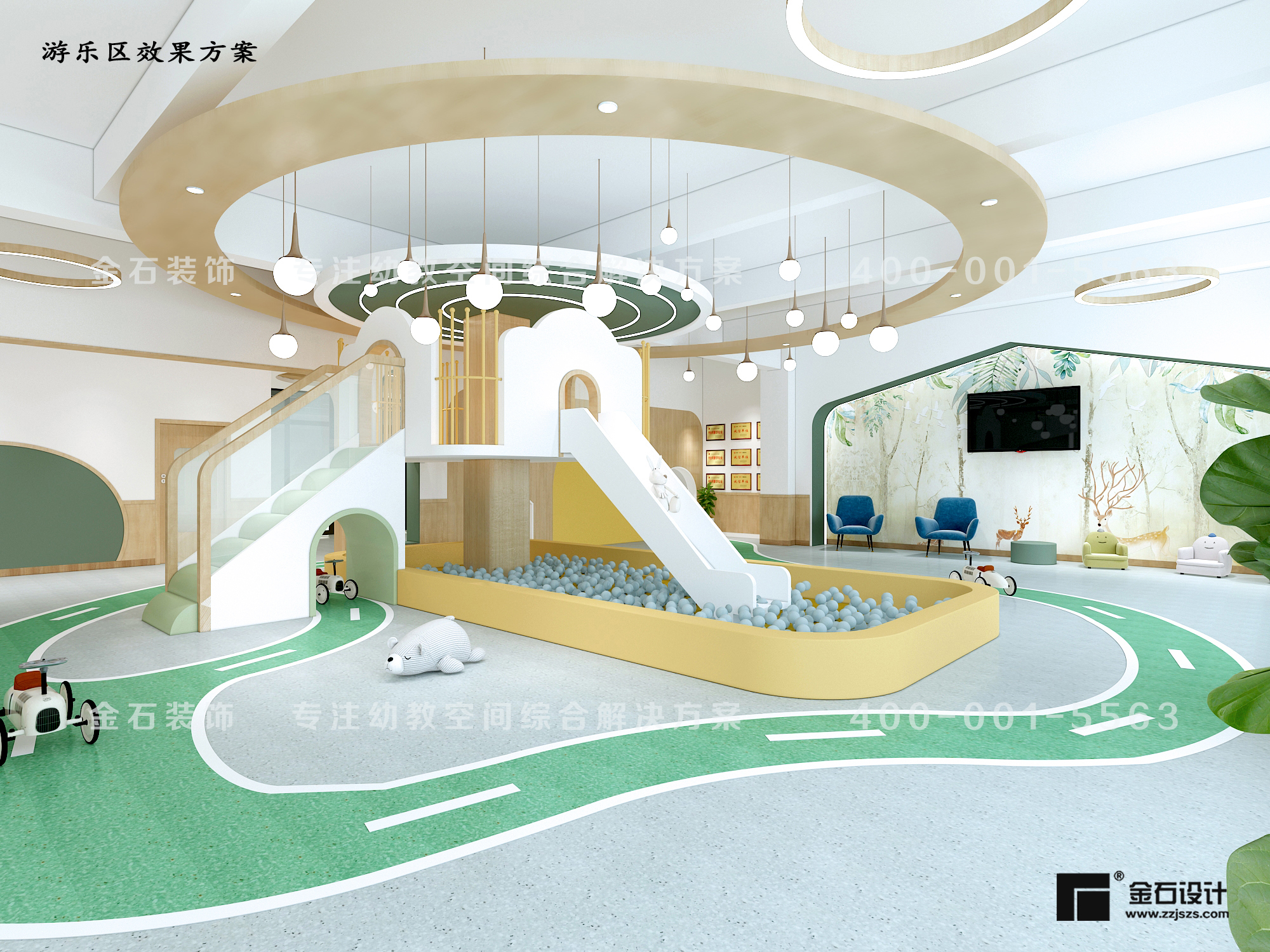 幼兒園設(shè)計可不止顏色豐富這一點！